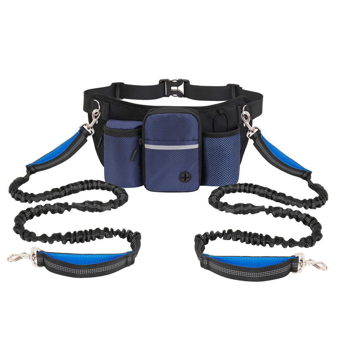 Dog Training Waist Bag with Hands-Free Leash