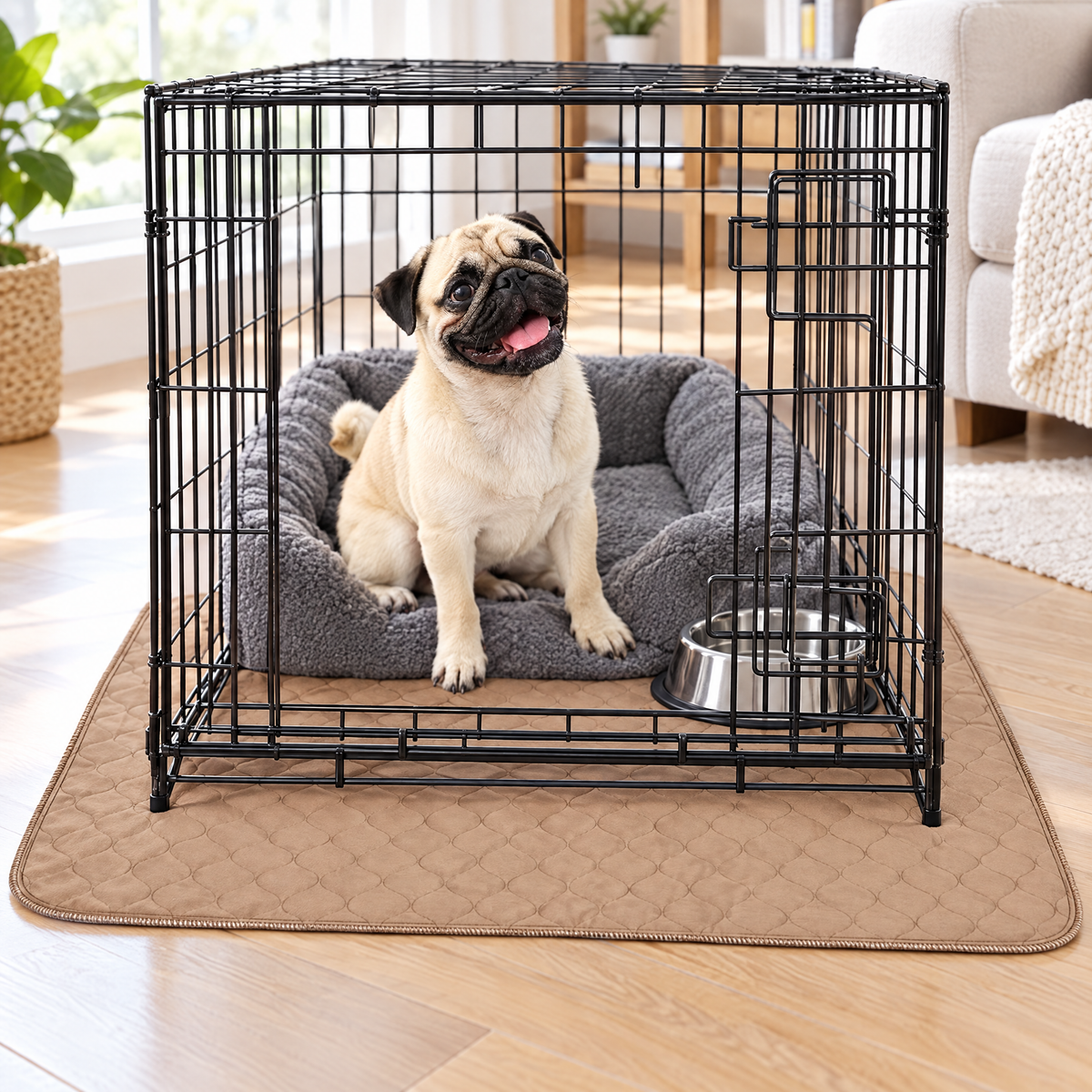 Reusable dog pee pad – lifestyle photo 2