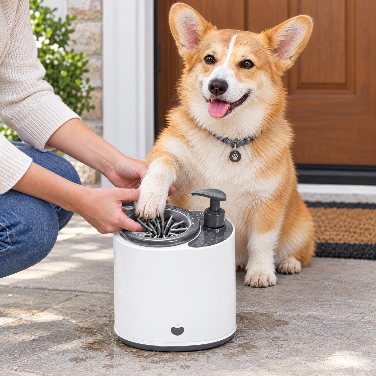 Electric paw cleaner washer – lifestyle photo 3