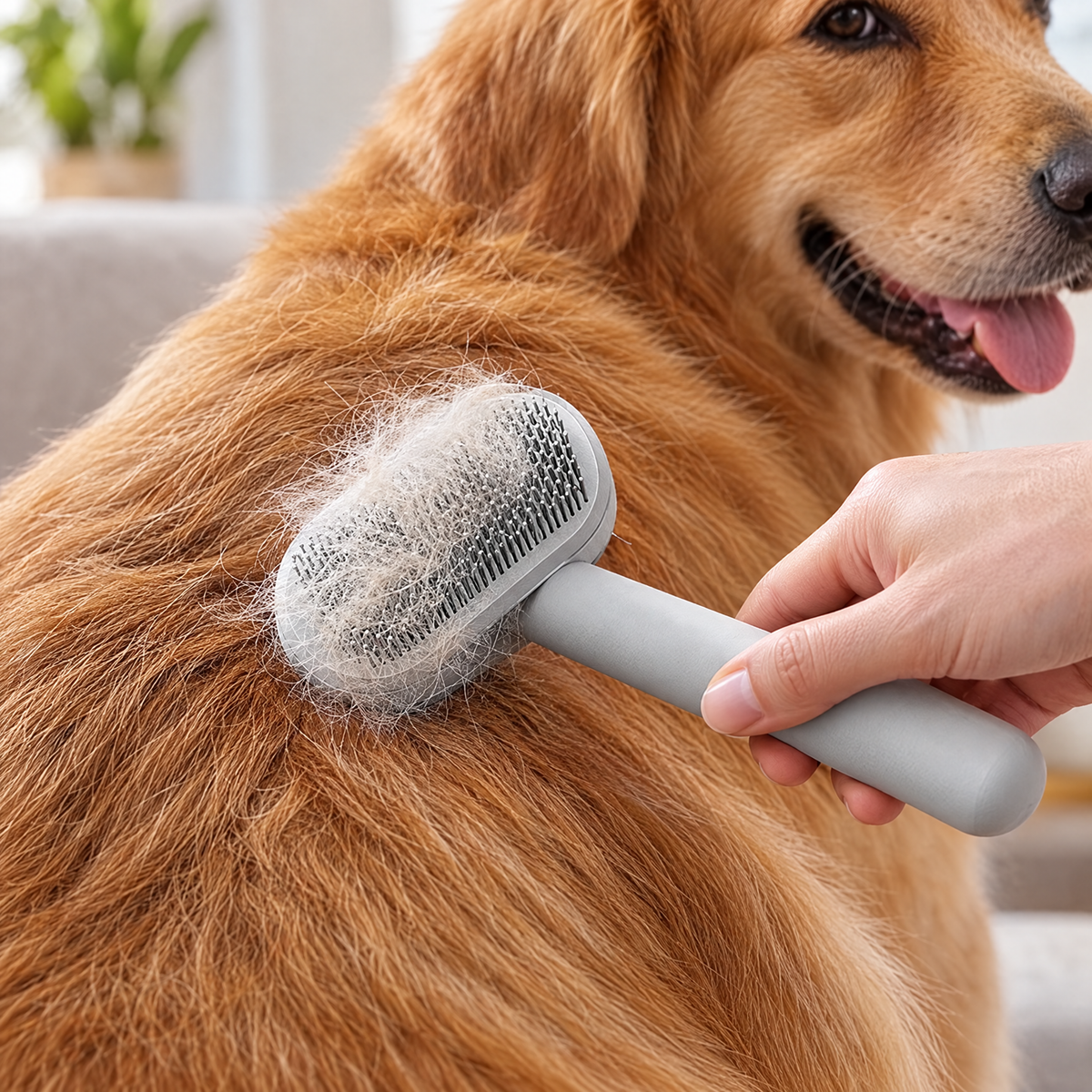Professional deshedding brush – lifestyle photo 3