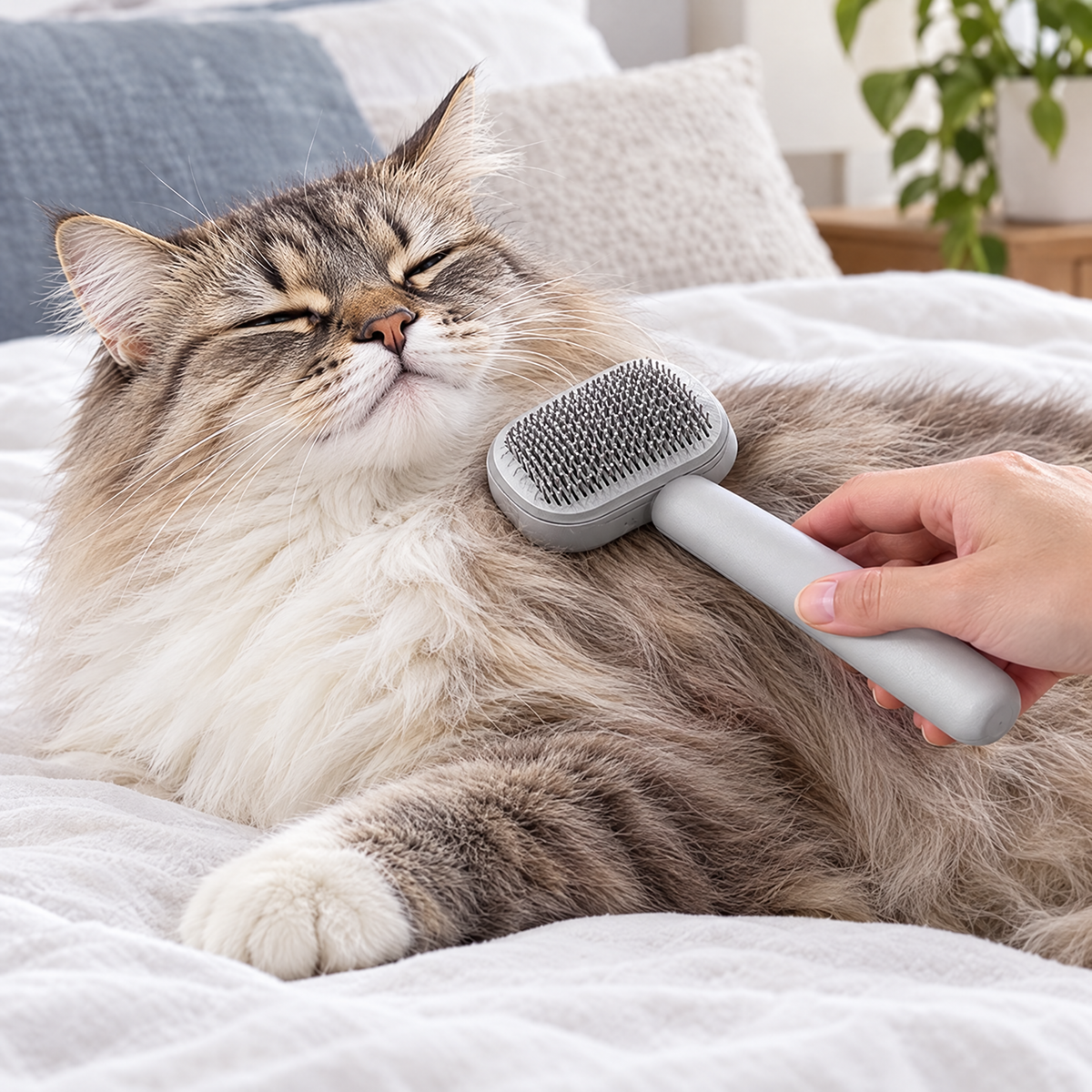 Professional deshedding brush – lifestyle photo 2