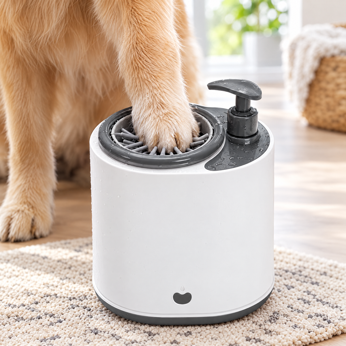 Electric paw cleaner washer – lifestyle photo 2