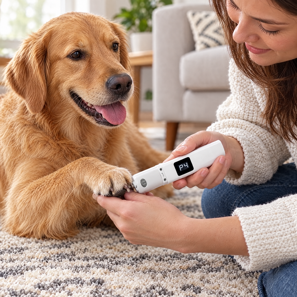 Rechargeable nail grinder – lifestyle photo 1