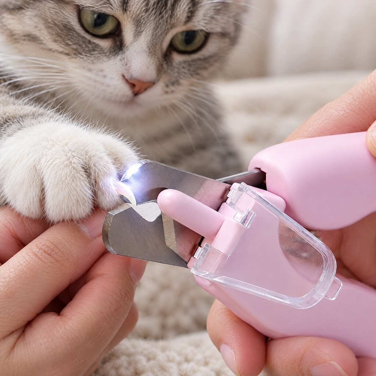 LED nail clipper and grinder – lifestyle photo 2