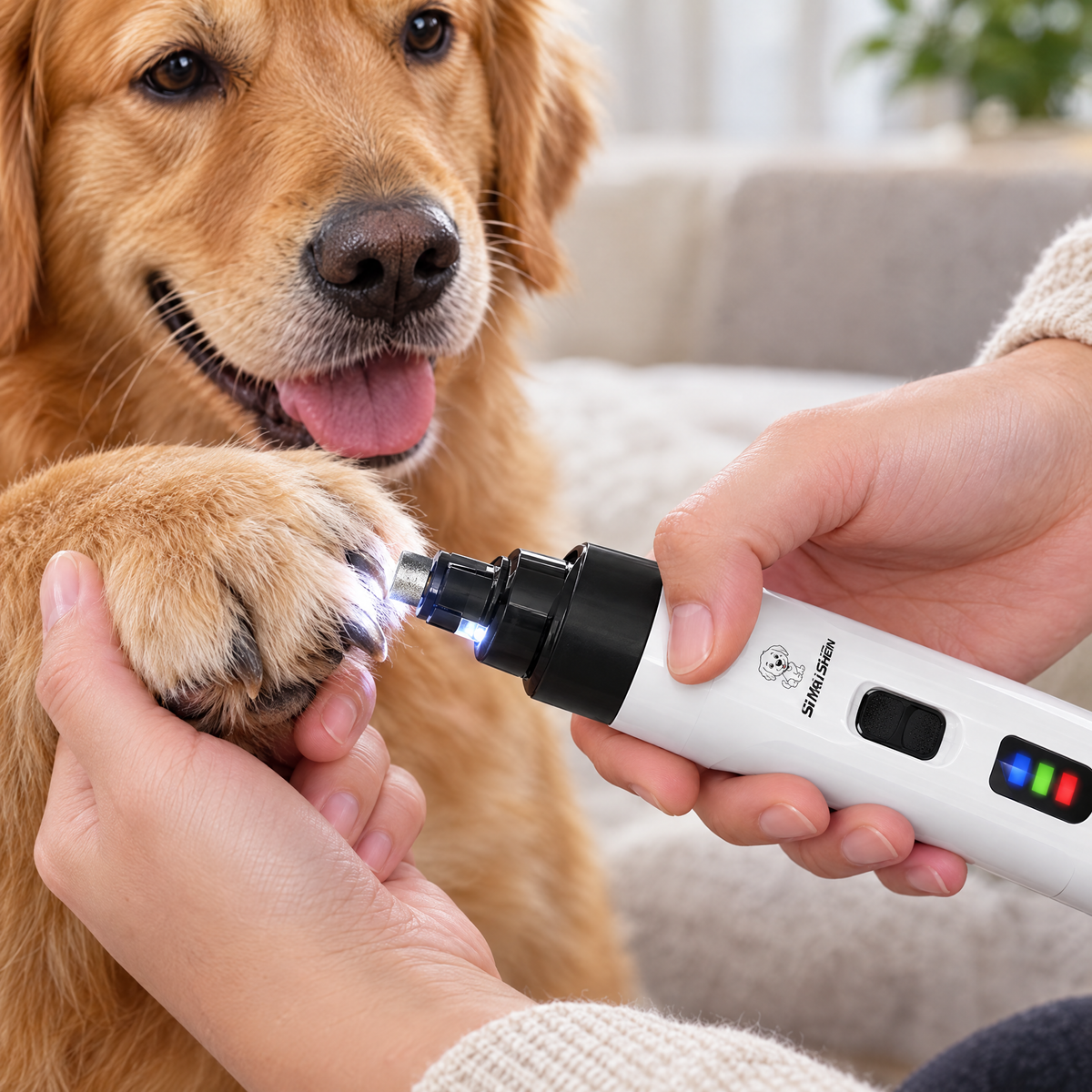 2-speed LED nail grinder – lifestyle photo 2