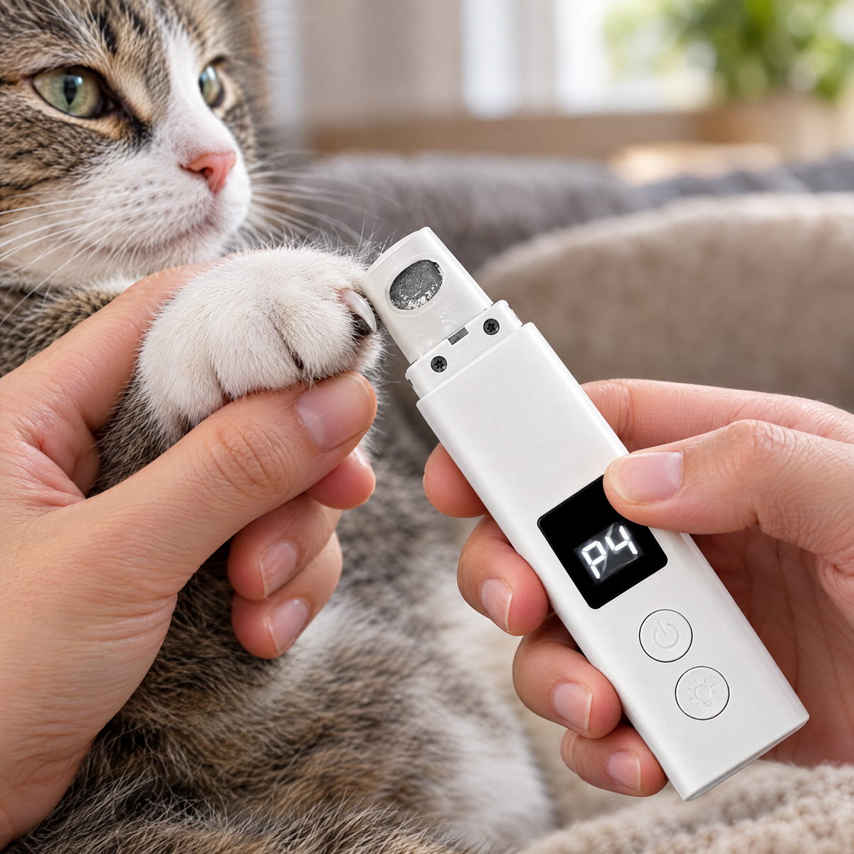 Rechargeable nail grinder – lifestyle photo 2