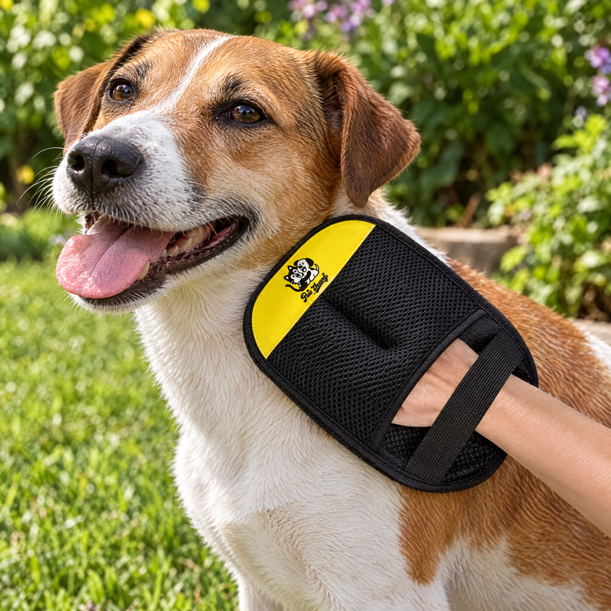 Pet hair removal glove – lifestyle photo 2