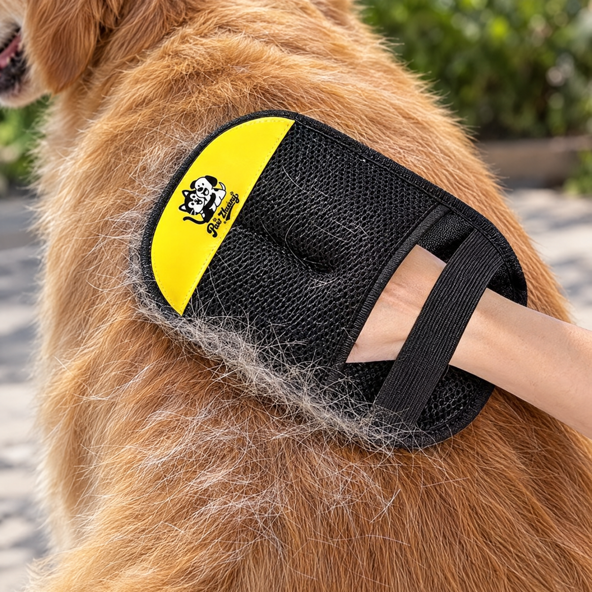 Pet hair removal glove – lifestyle photo 3