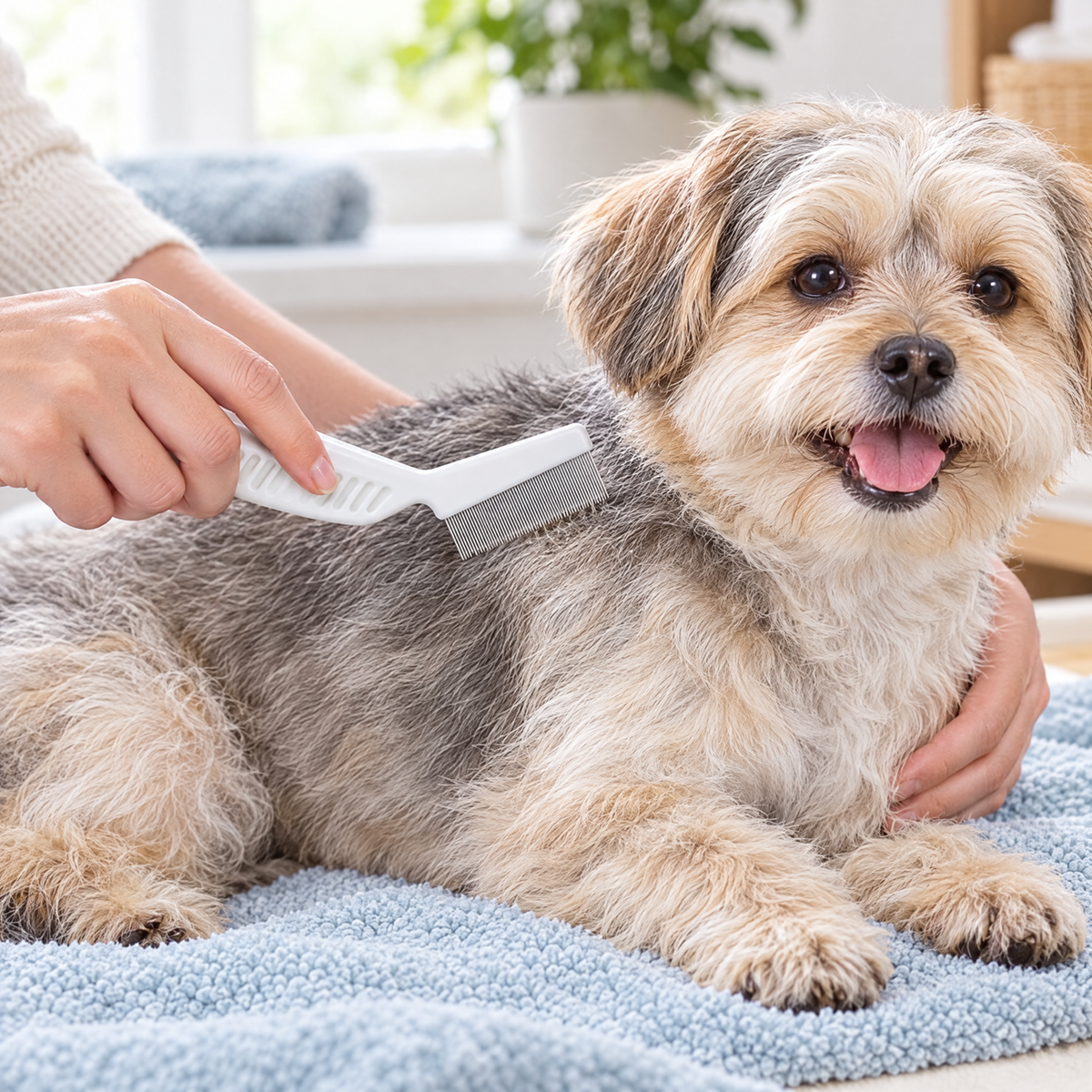 Cat flea comb – lifestyle photo 3