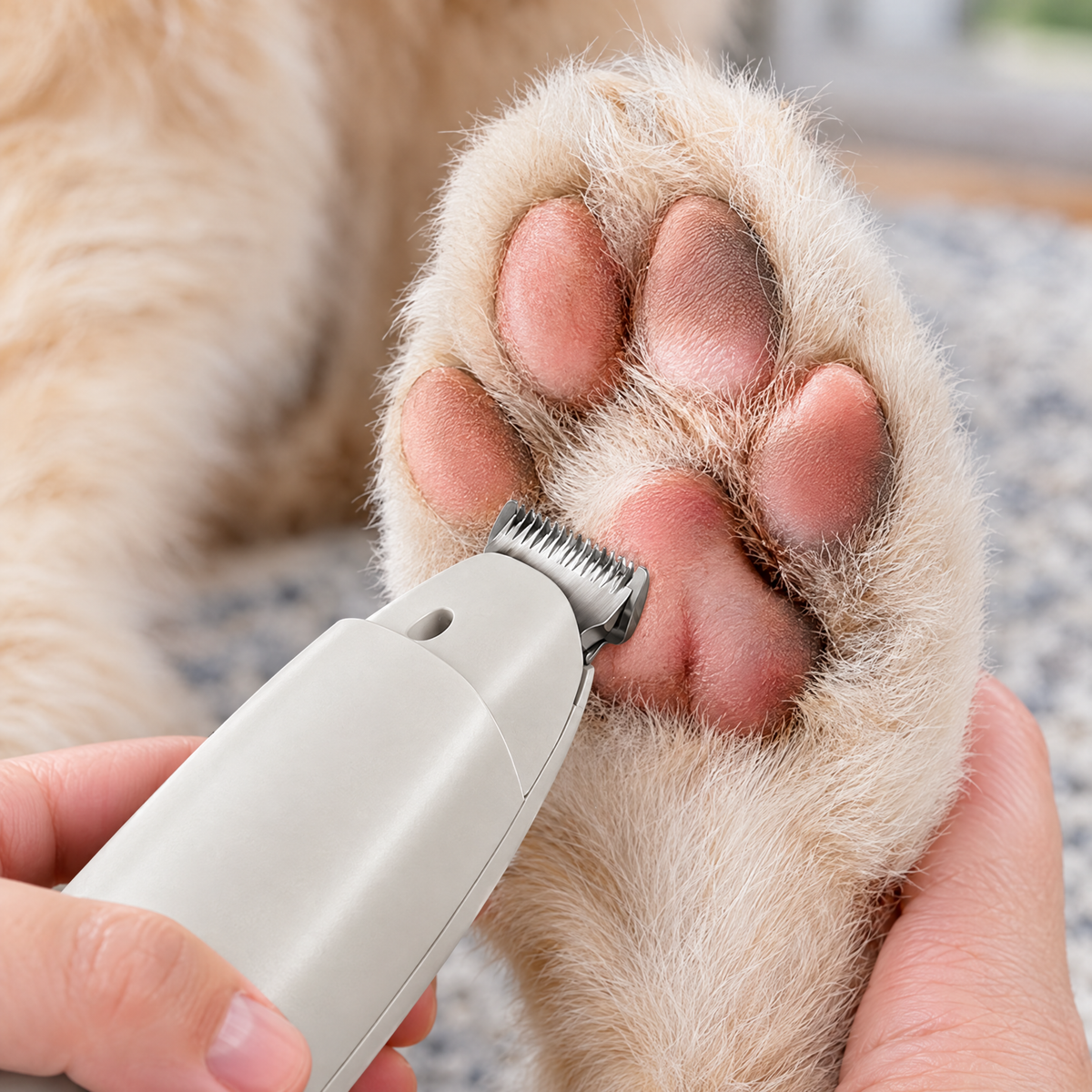 Rechargeable pet grooming clipper – lifestyle photo 2