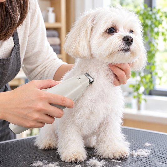 Rechargeable pet grooming clipper – lifestyle photo 1