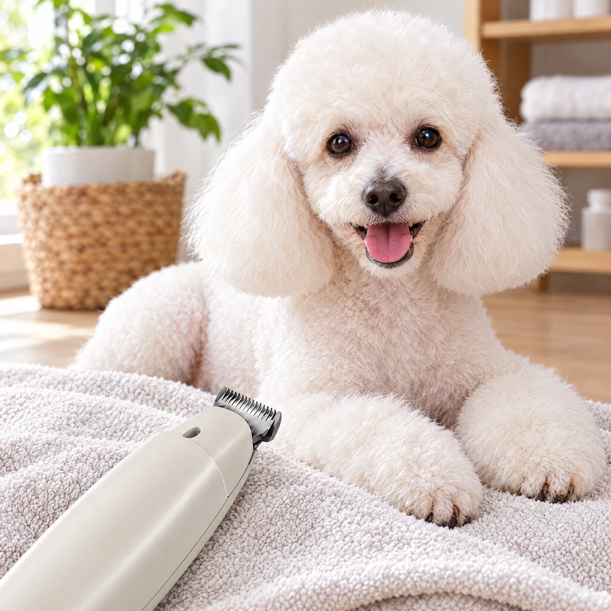 Rechargeable pet grooming clipper – lifestyle photo 3