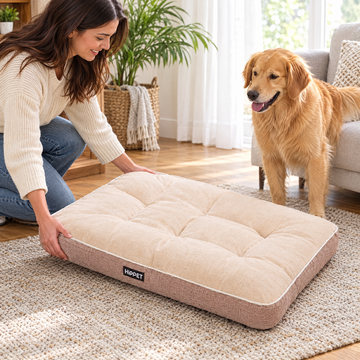 Waterproof cooling dog bed – lifestyle photo 3