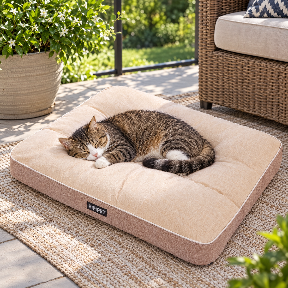 Waterproof cooling dog bed – lifestyle photo 2