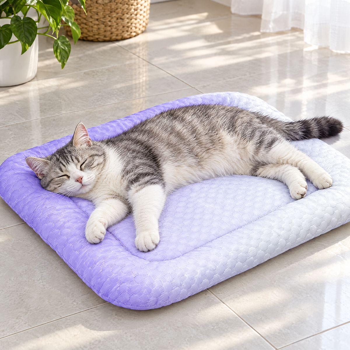 3D cooling gel pet mat – lifestyle photo 2