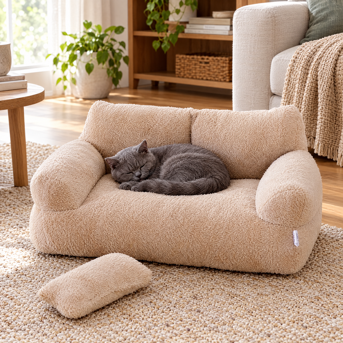 Washable pet sofa bed – lifestyle photo 1