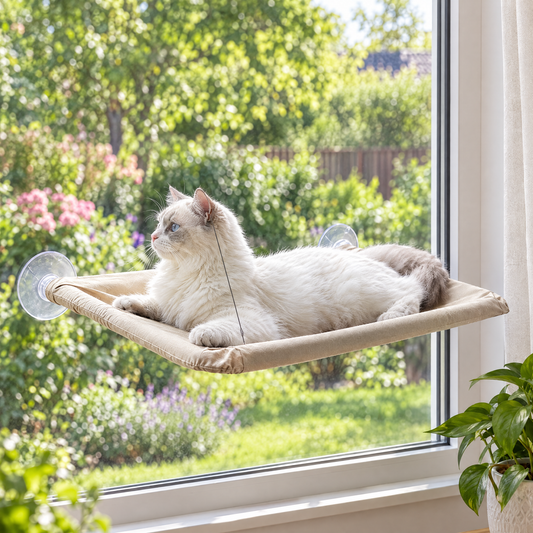 Cat window hammock – lifestyle photo 1