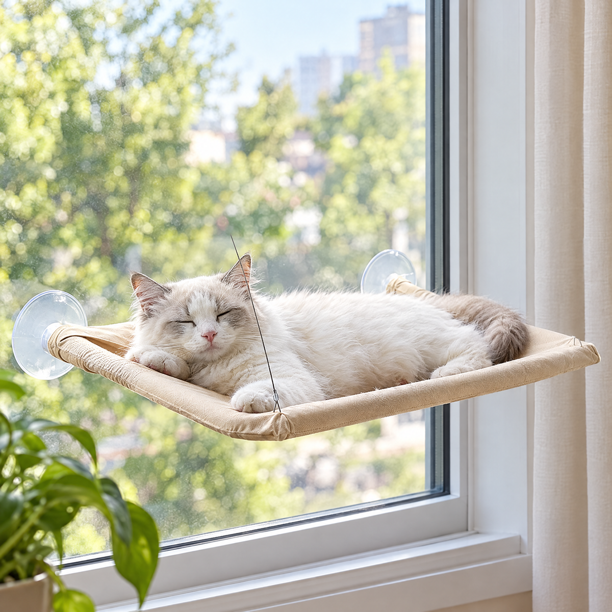 Cat window hammock – lifestyle photo 3