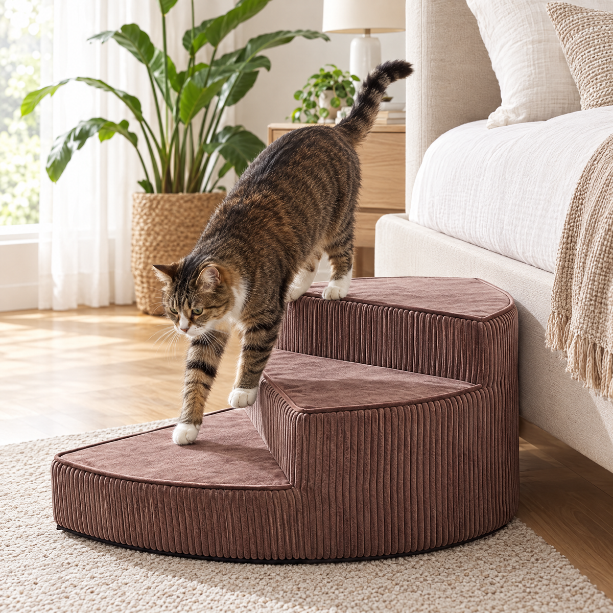 Rotatable pet stairs – lifestyle photo 3