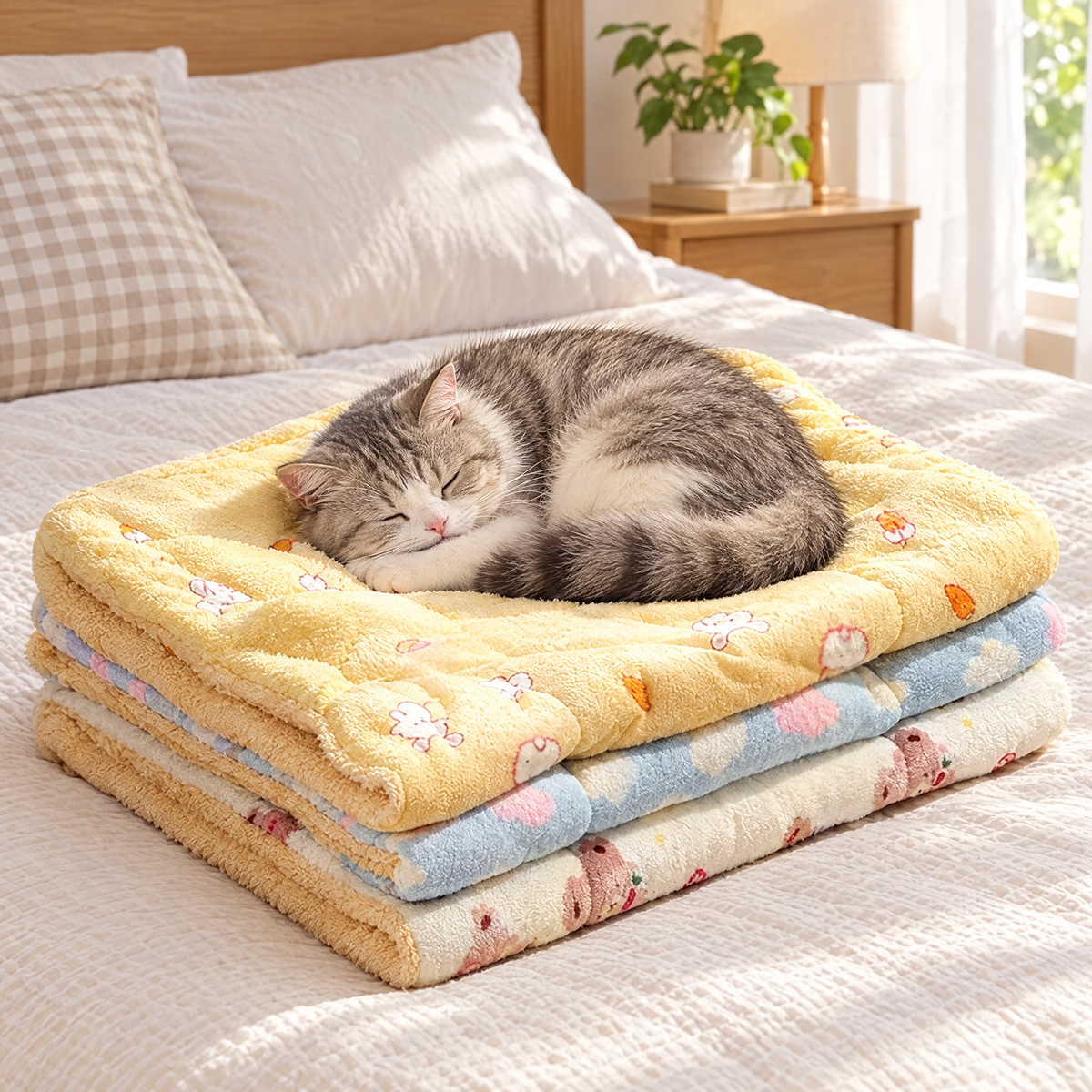 Soft suede pet blanket – lifestyle photo 2