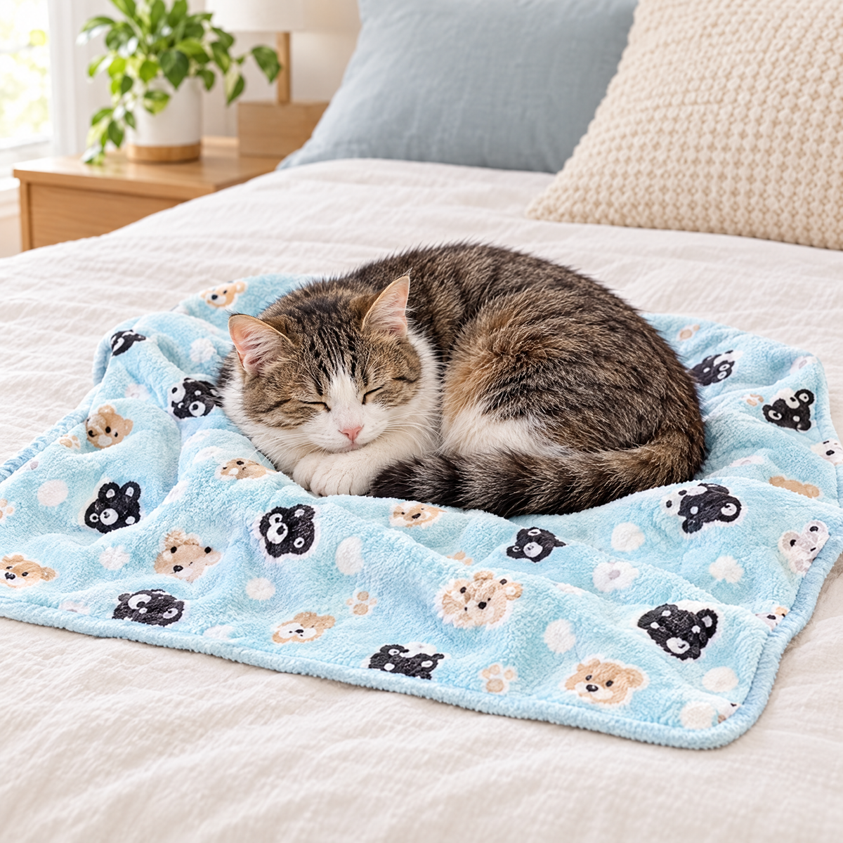 Flannel pet blanket – lifestyle photo 2