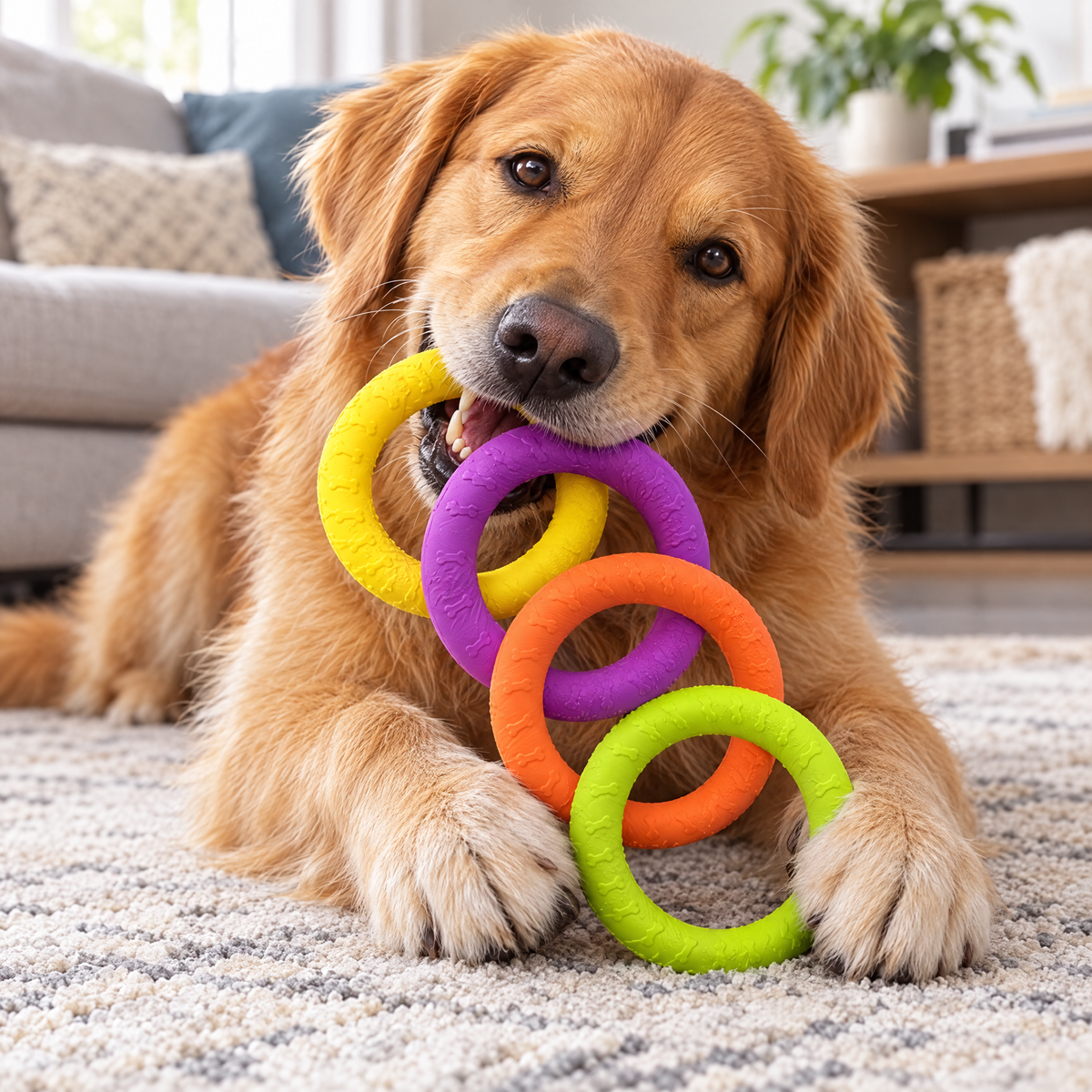 Interactive dog chew toy – lifestyle photo 2