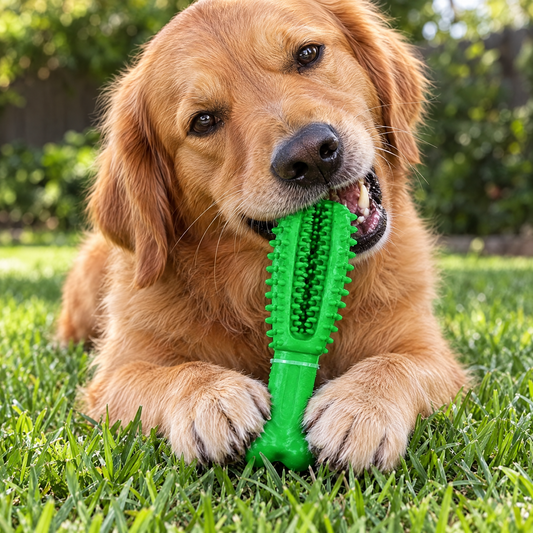 Rubber dental chew toy – lifestyle photo 1