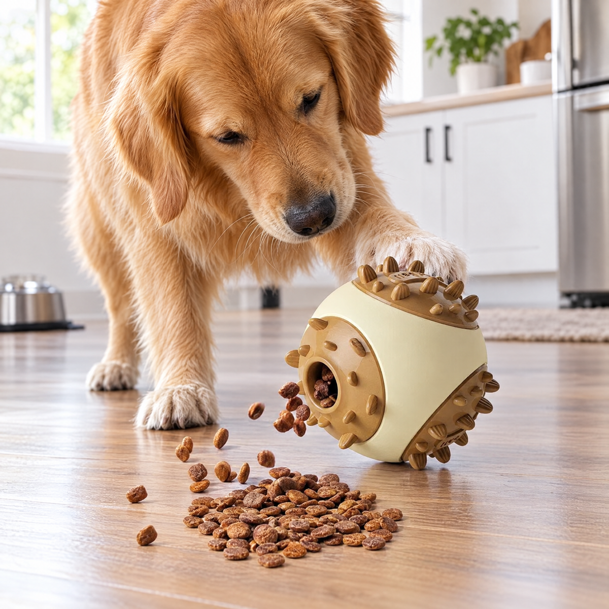 Food dispensing ball toy – lifestyle photo 1