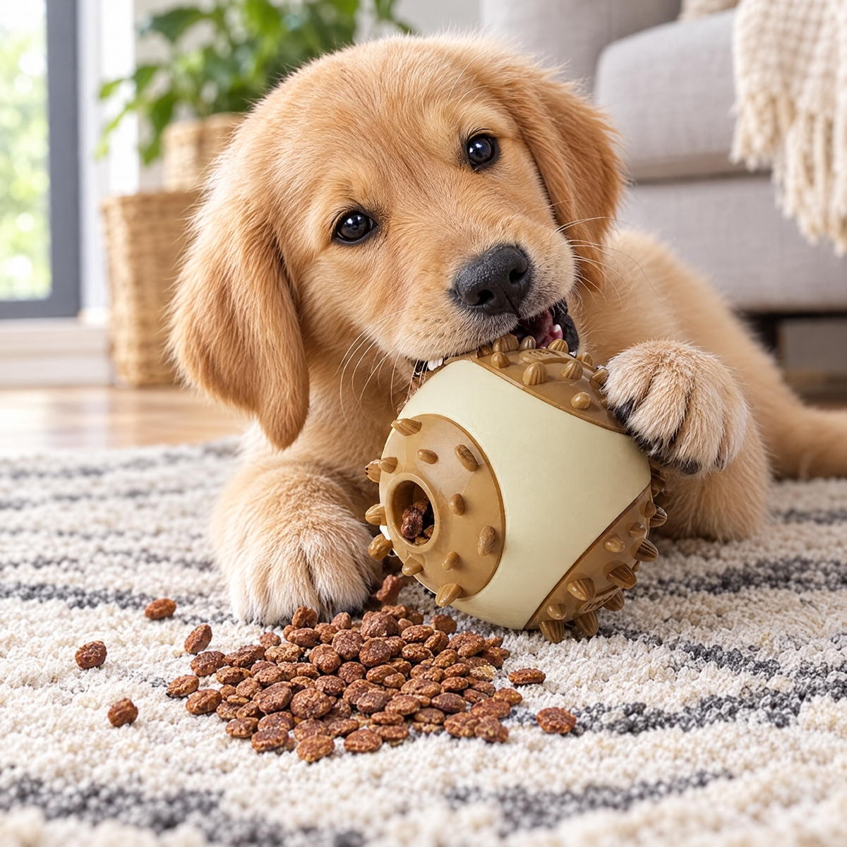 Food dispensing ball toy – lifestyle photo 2