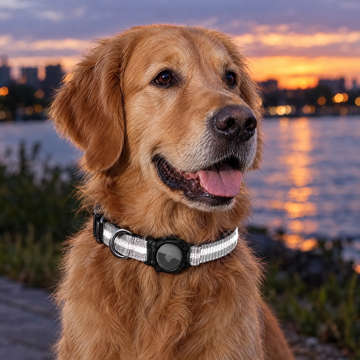 Airtag dog collar – lifestyle photo 3