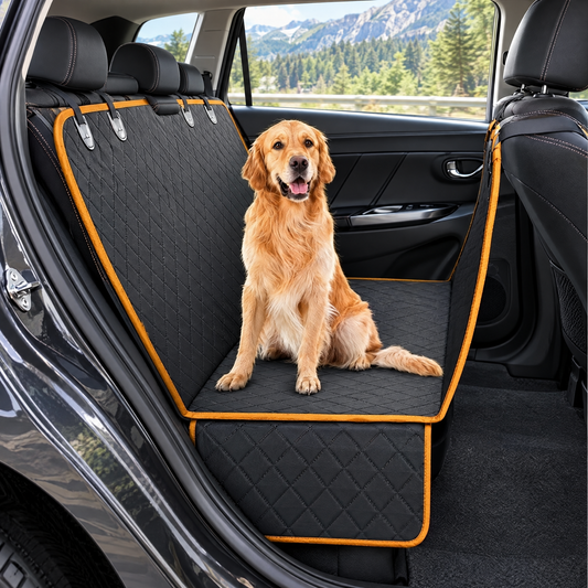 Waterproof pet car seat cover – lifestyle photo 1