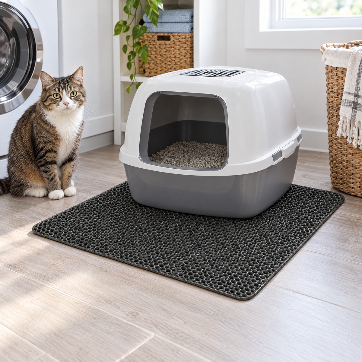 EVA cat litter mat – lifestyle photo 3