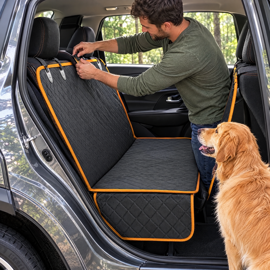 Hammock car pet seat cover – lifestyle photo 2